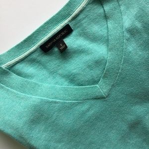 Banana Republic - Long Sleeve Sweater Teal Blue